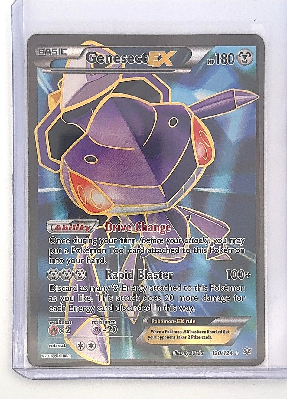 Genesect EX (Full Art) #120/124 — front