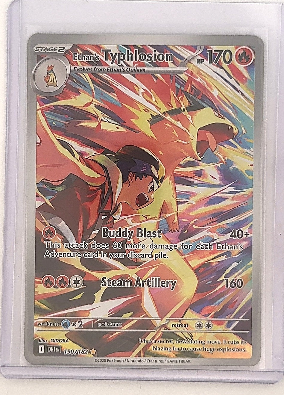 Ethan's Typhlosion - 190/182 #190/182 — front