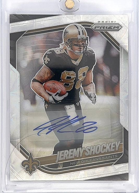 2025 Panini Prizm Jeremy Shockey [Prizm Choice Autograph] #200 — front
