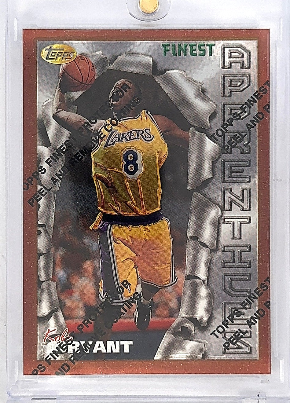1996 Finest Kobe Bryant [w Coating] #74 — front