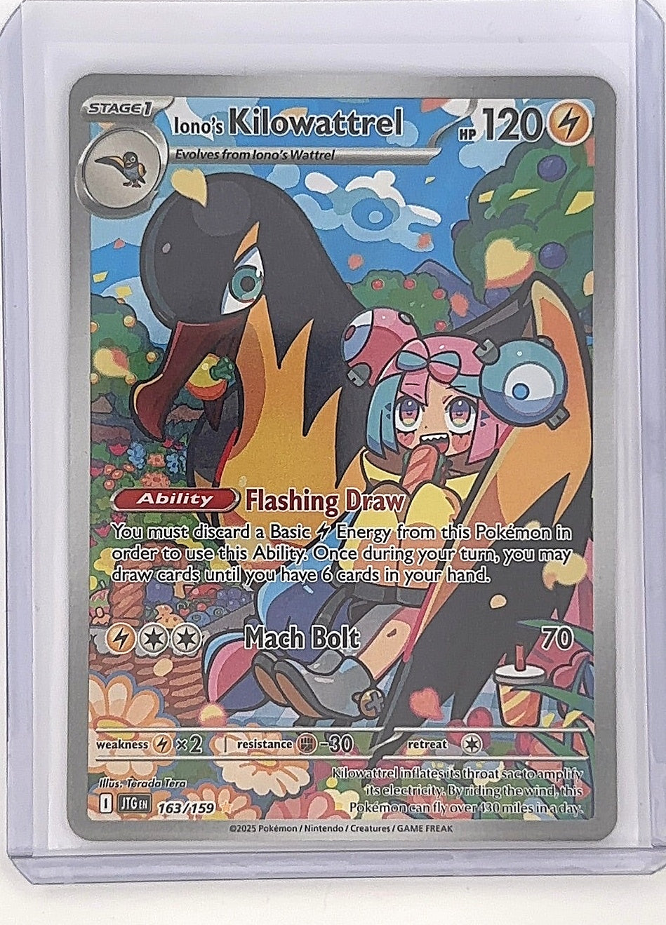 Iono's Kilowattrel - 163/159 #163/159 — front