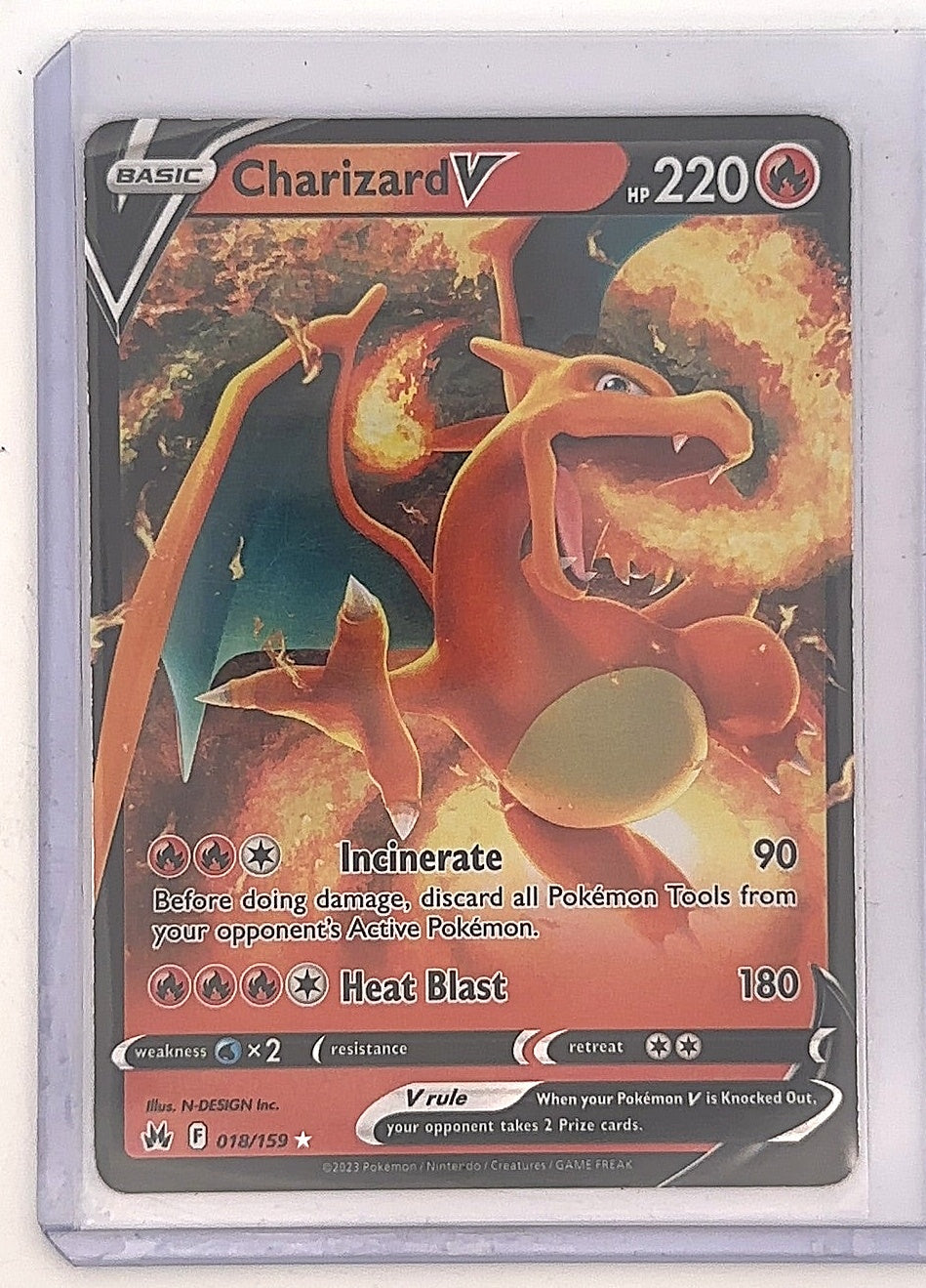 Charizard V #018/159 — front