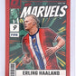 2024-25 Erling Haaland Donruss Marvels [Red] #23 — front
