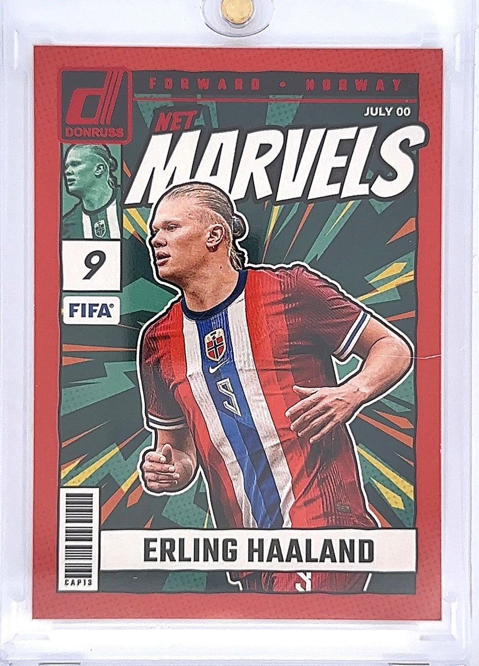 2024-25 Erling Haaland Donruss Marvels [Red] #23 — front