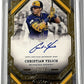 2025 Christian Yelich Topps Tier One /75 — front