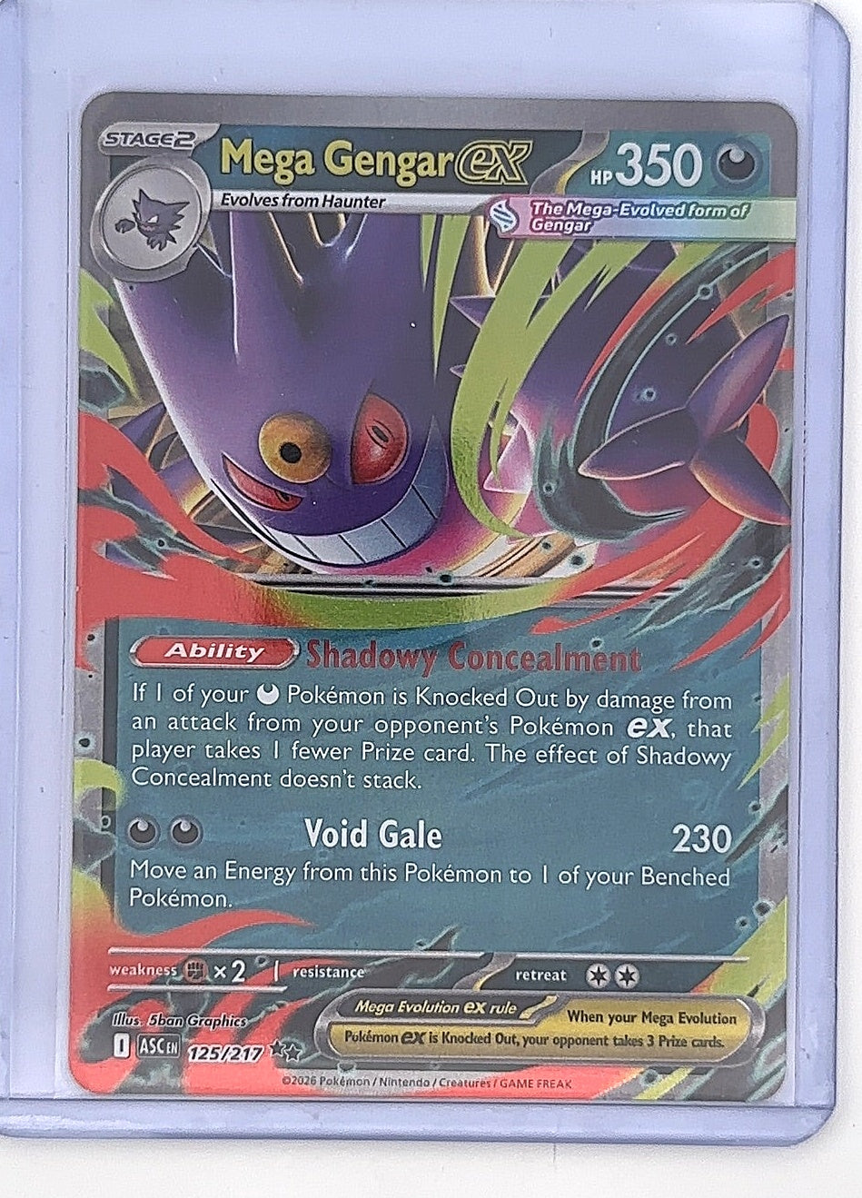 Mega Gengar ex - 125/217 #125/217 — front