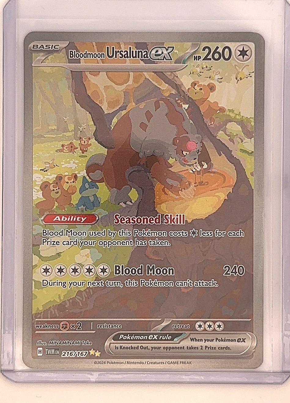Bloodmoon Ursaluna ex - 216/167 #216/167 — front