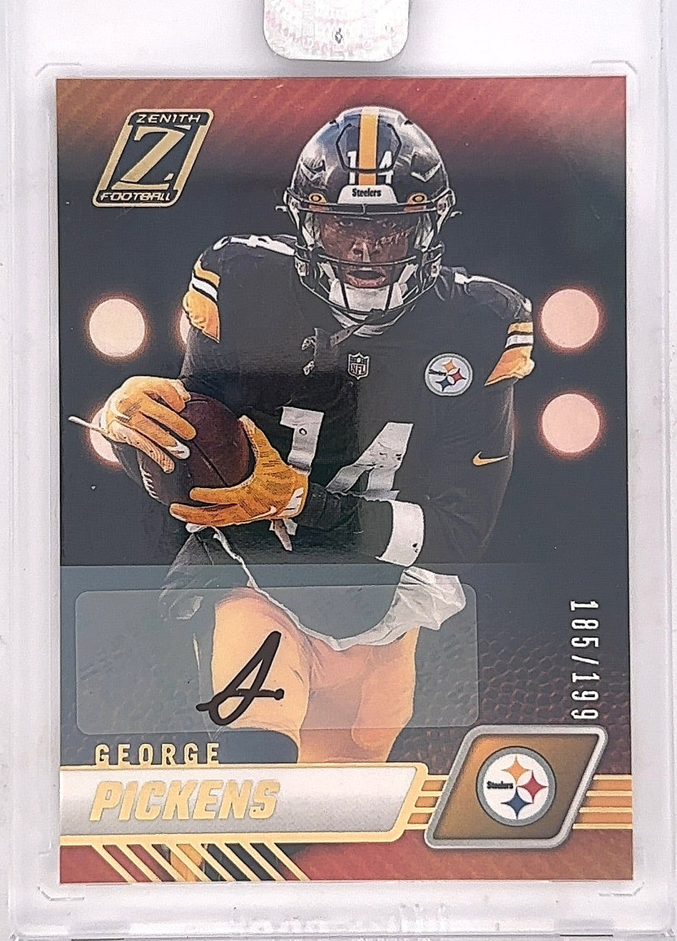2023 Panini Zenith Autograph George Pickens /199 — front