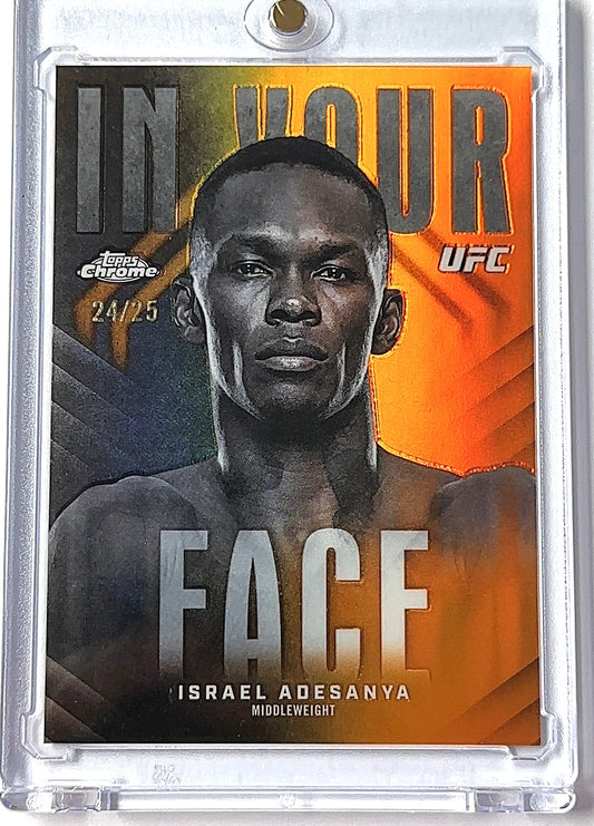 Israel Adesanya In Your Face /25 — front
