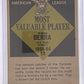 Yogi Berra Most Valuable Player 1951 American League — back