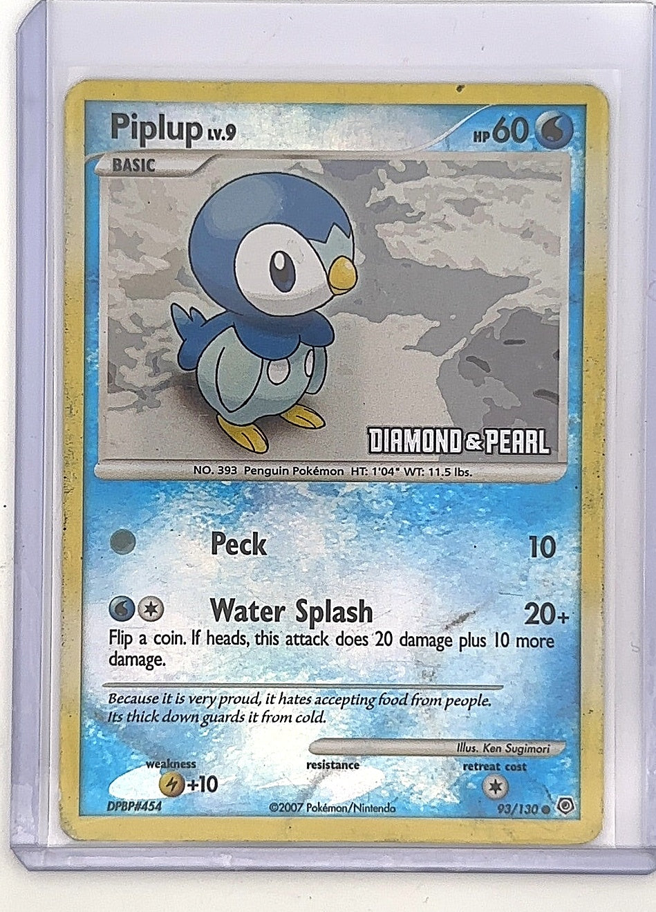 Piplup #93/130 — front