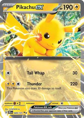 Pikachu ex - 028/131 #028/131 — stock