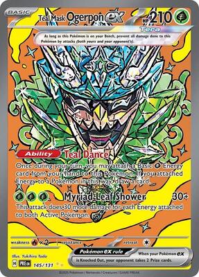 Teal Mask Ogerpon ex - 145/131 #145/131 — stock