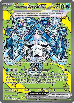 Wellspring Mask Ogerpon ex - 152/131 #152/131 — stock