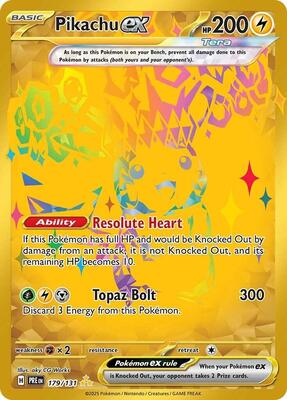 Pikachu ex - 179/131 #179/131 — stock