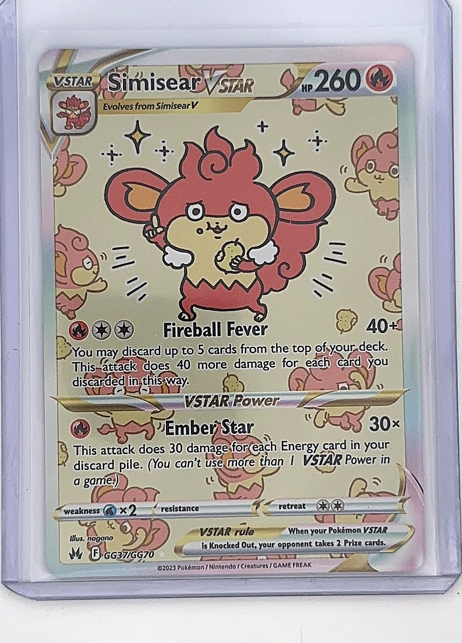 Simisear VSTAR #GG37/GG70 — front