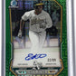 2026 Bowman Prospect Mega Autograph Edgar Montero [Green Mojo] #BMA-EM AUTO — front
