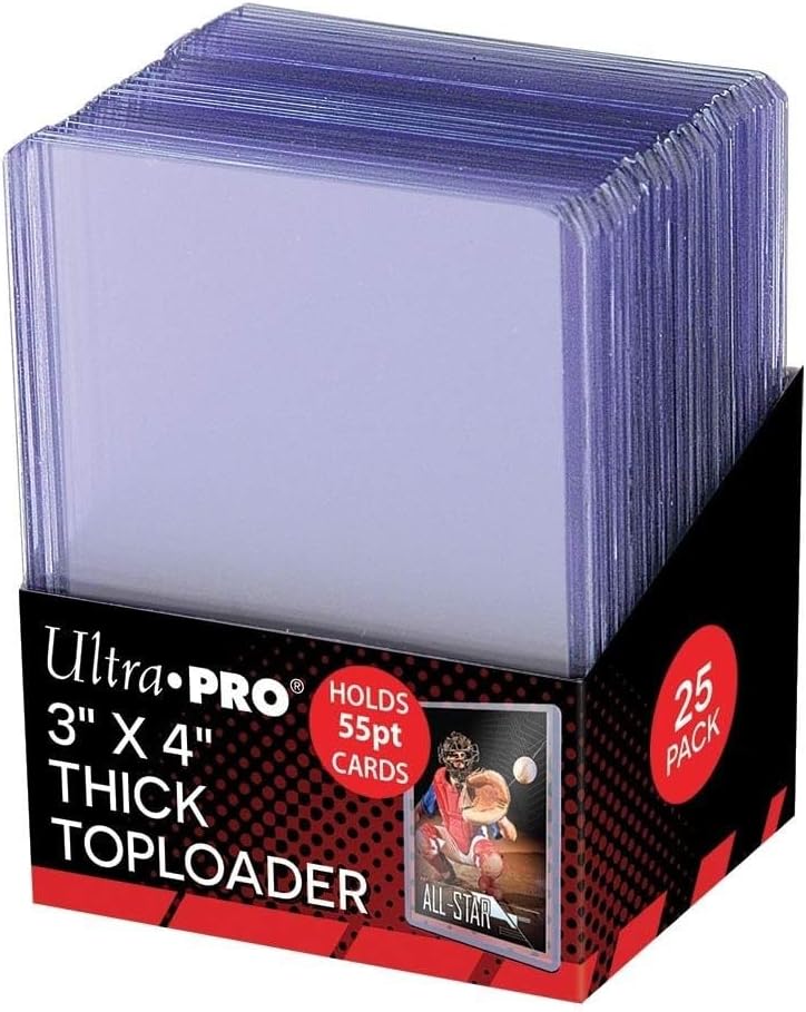 Ultra Pro 3" X 4" Action Packed 55PT Toploader 25ct