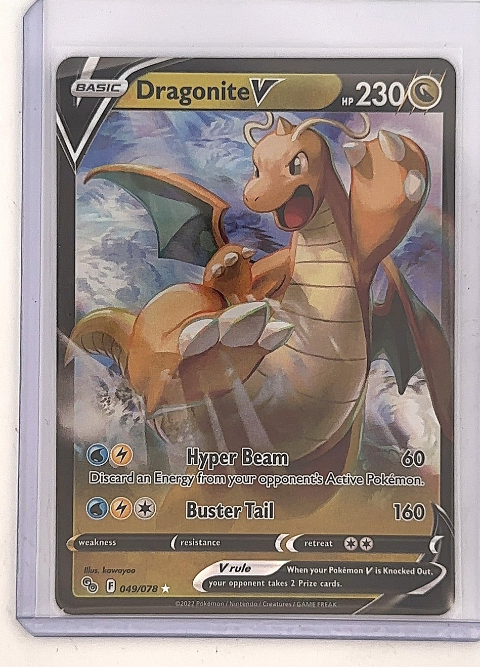 Dragonite V #049/078 — front