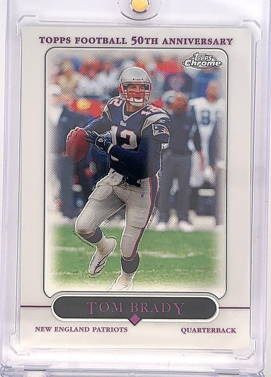 2005 Topps Chrome Tom Brady #46 — front