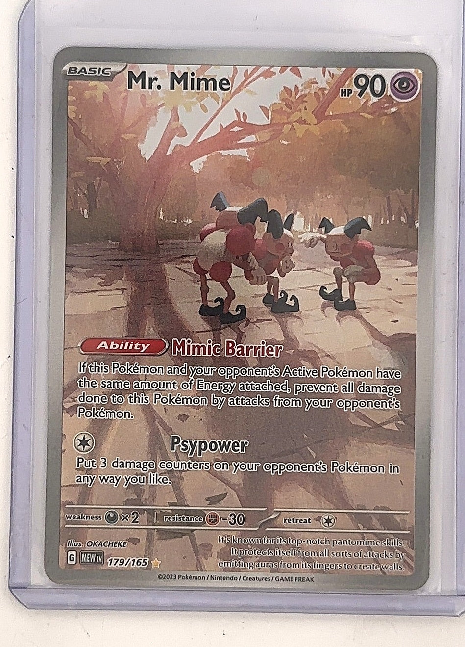 Mr. Mime - 179/165 #179/165 — front