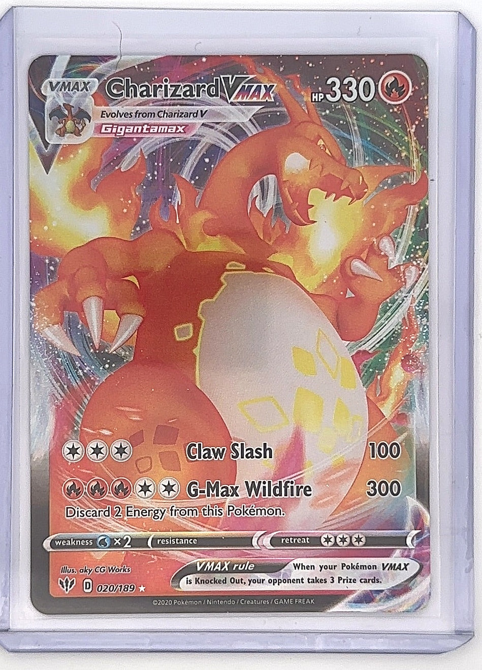 Charizard VMAX #020/189 — front