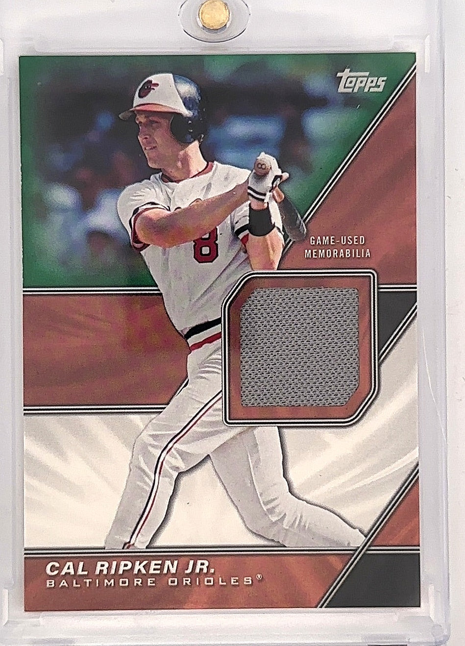 2026 Topps Series 2 Major League Materials Cal Ripken Jr. [Green] #MLM2-CRJ — front