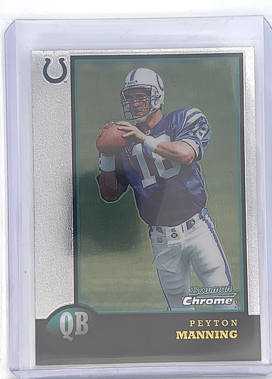 Peyton Manning 1998 Topps Bowman Chrome — front