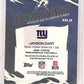 2025 Topps Resurgence Rookie Relic Signature Jaxson Dart [Gold] #RRS-JD — back