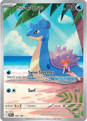 Misty's Lapras - 194/182 #194/182 — stock