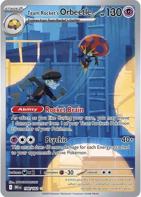 Team Rocket's Orbeetle - 198/182 #198/182 — stock