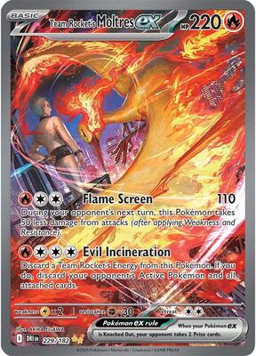 Team Rocket's Moltres ex - 229/182 #229/182 — stock