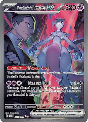 Team Rocket's Mewtwo ex - 231/182 #231/182 — stock