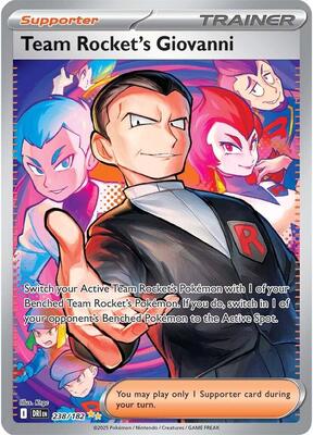Team Rocket's Giovanni - 238/182 #238/182 — stock