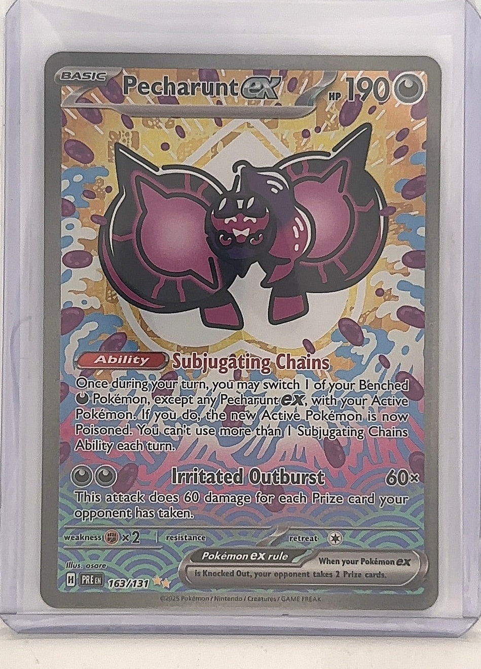 Pecharunt ex #163/131 — front
