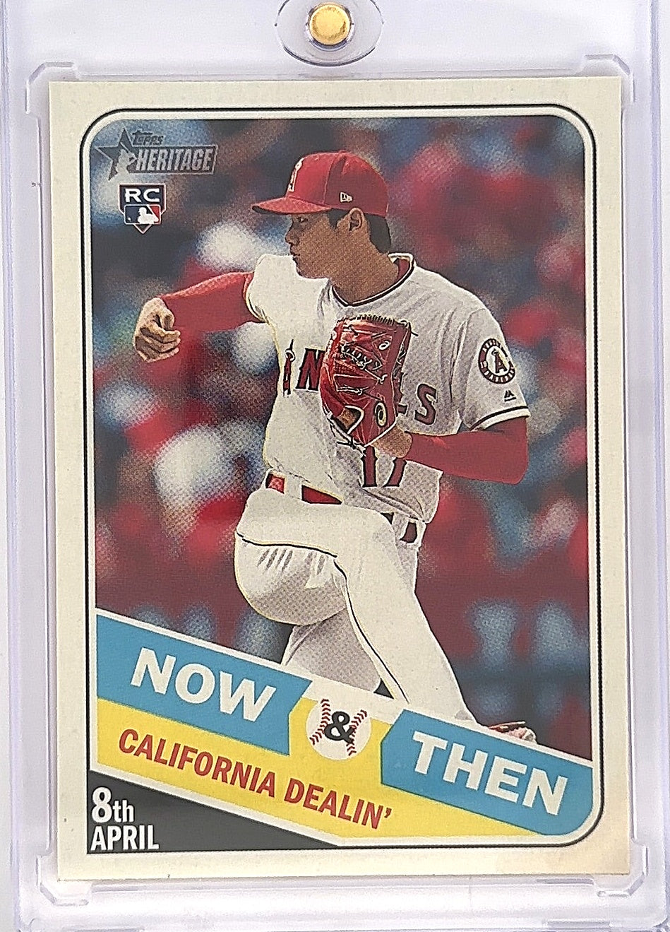 2018 Topps Heritage Now & Then Shohei Ohtani #NT-11 — front