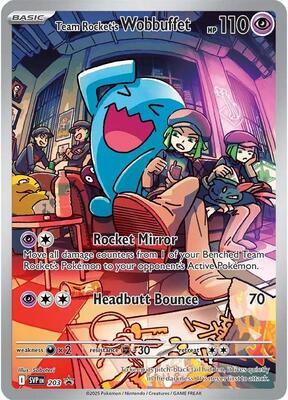 Team Rocket's Wobbuffet #203 — stock