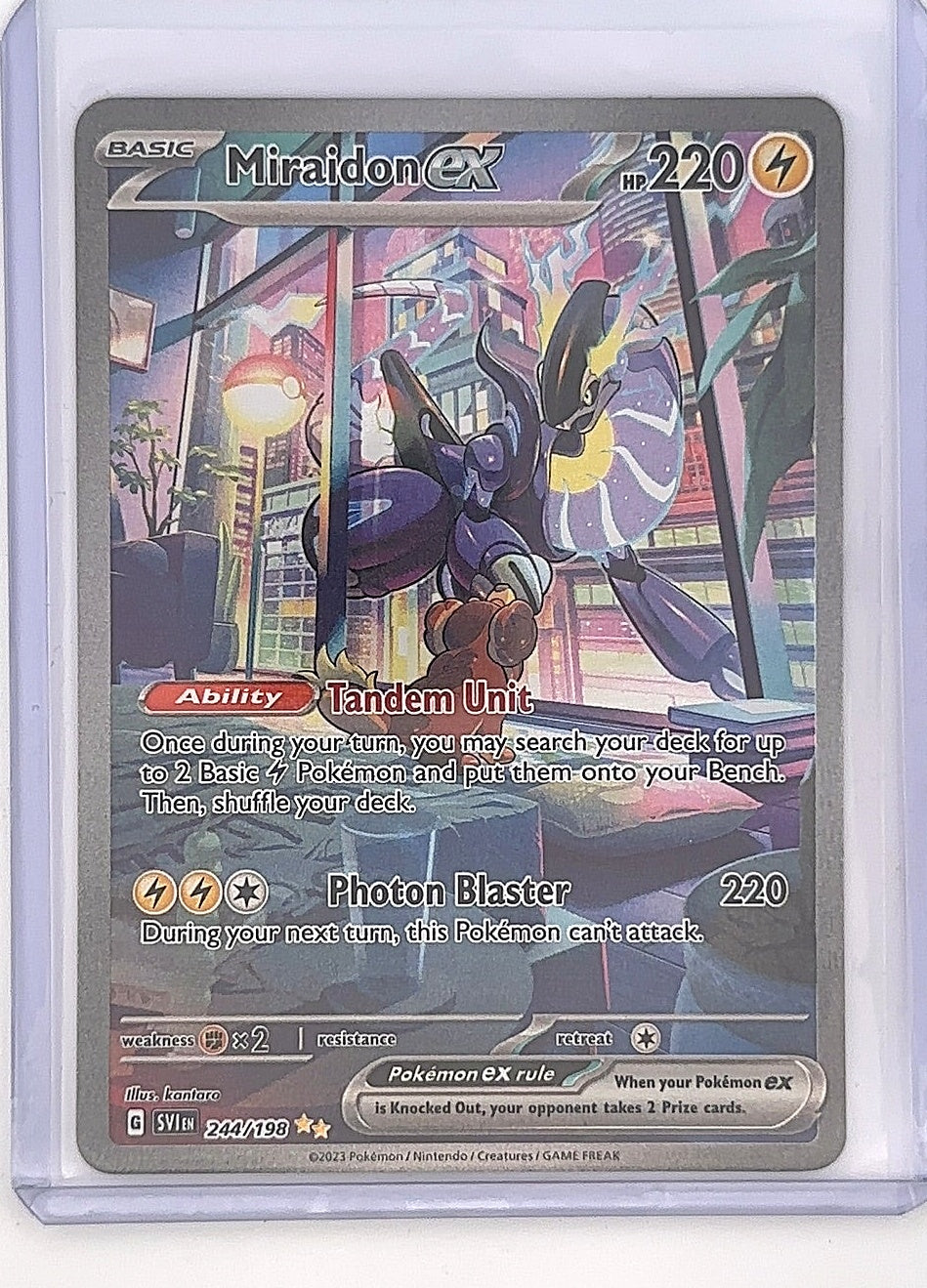 Miraidon ex - 244/198 #244/198 — front