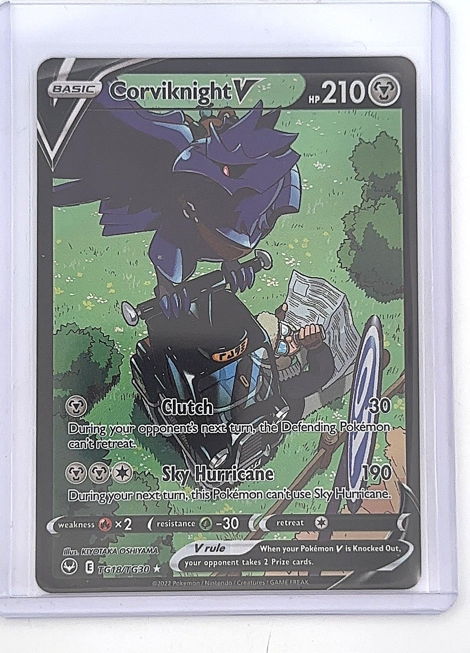 Corviknight V #TG18/TG30 — front