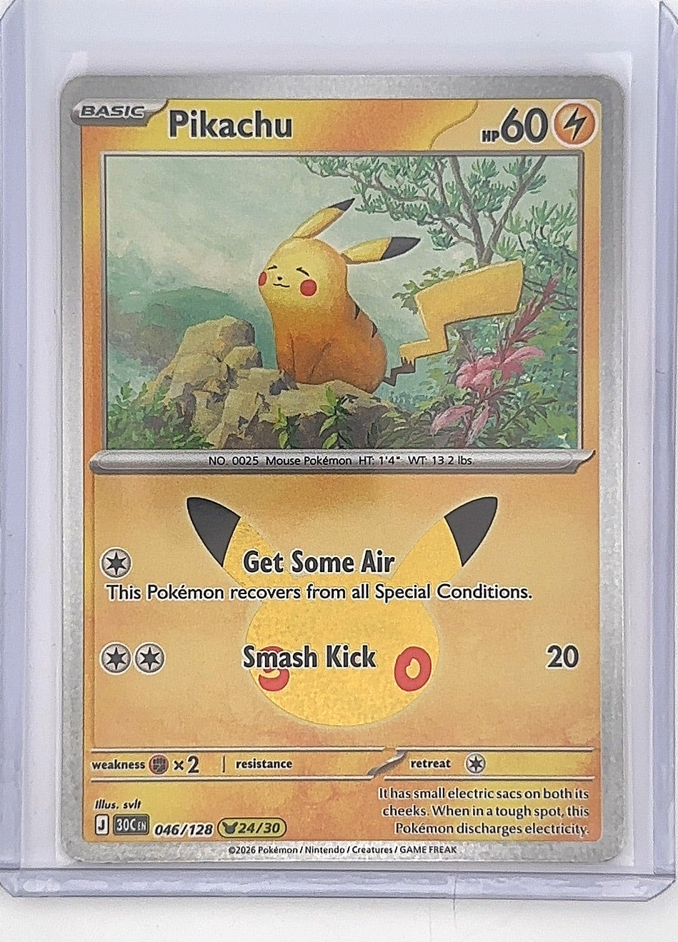 Pikachu - 046/128 #046/128 — front
