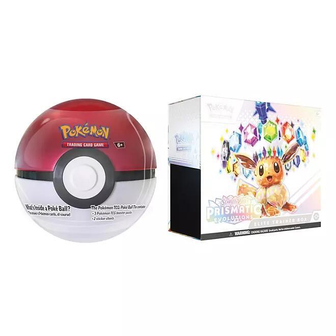 Prismatic Evolutions Elite Trainer Box and Pokeball (Sam's Club) - Miscellaneous Cards & Products (MCAP)
