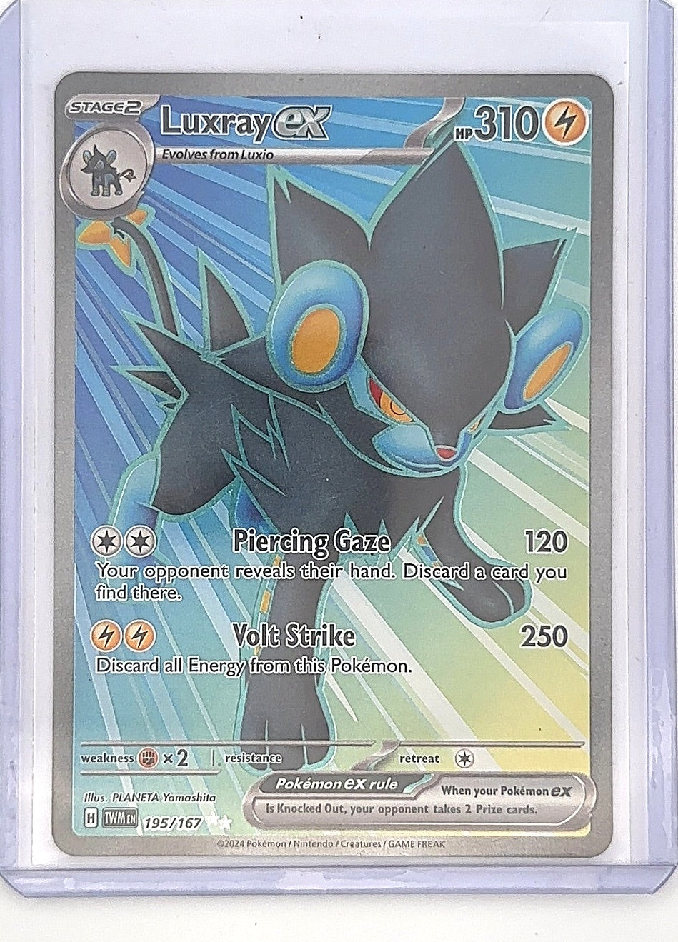 Luxray ex - 195/167 #195/167 — front