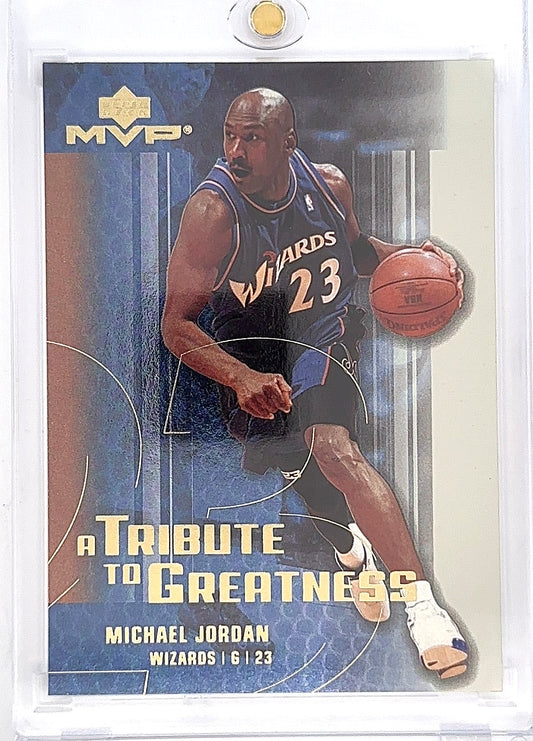 2003 Upper Deck MVP A Tribute to Greatness Michael Jordan #MJ6 — front