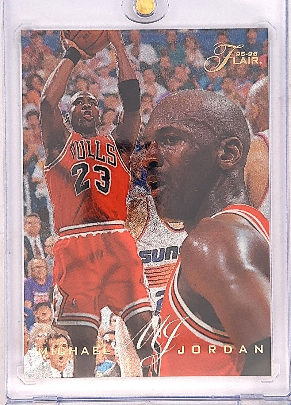 1995 Flair Michael Jordan #15 — front