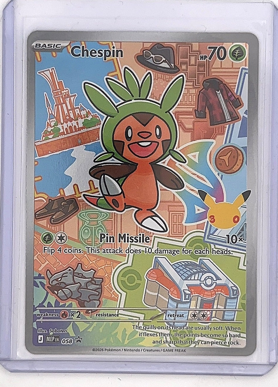 Chespin -  058 #058 — front
