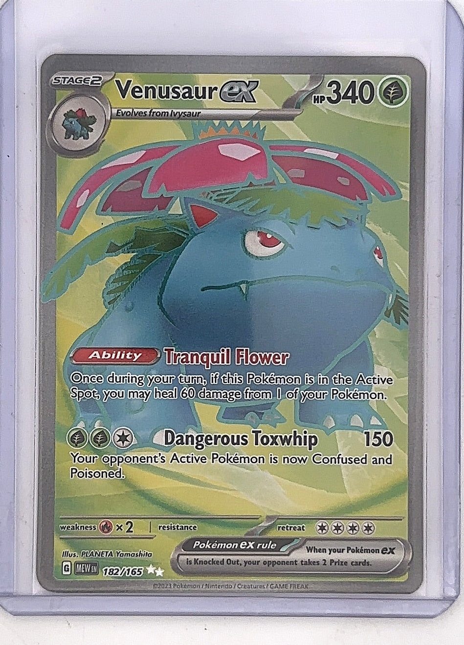 Venusaur ex - 182/165 #182/165 — front