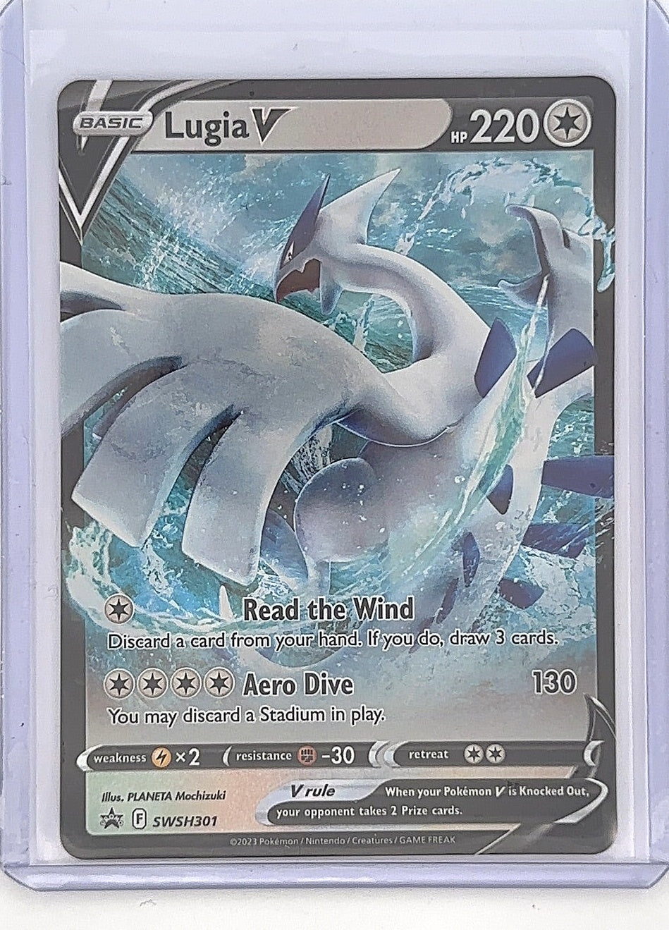 Lugia V - SWSH301 #SWSH301 — front