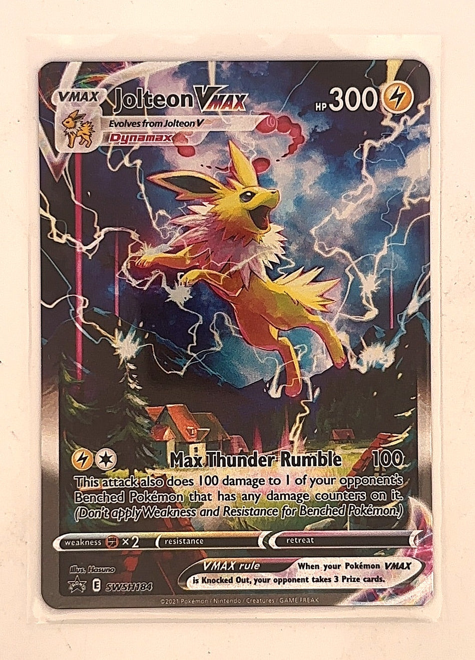 Jolteon VMAX - SWSH184 #SWSH184 — front