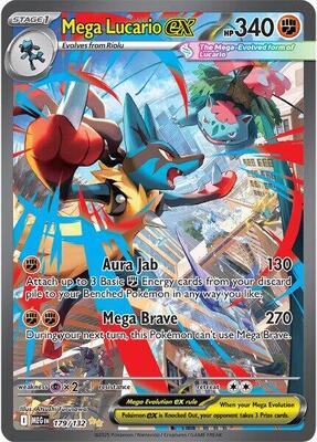 Mega Lucario ex - 179/132 #179/132 — stock