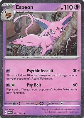 Espeon - 033/131 (Cosmos Holo) #033/131 — stock